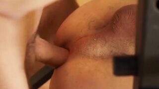 Petite inked boy Roman Capellini fucked hard by hot friend