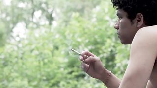Latino hottie tastes and feels cock for the first time