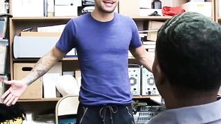 Busted shoplifter gets fucked to get away with it