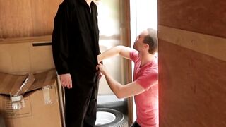 Best buds Brandon Moore and Lance Taylor kiss and raw fuck