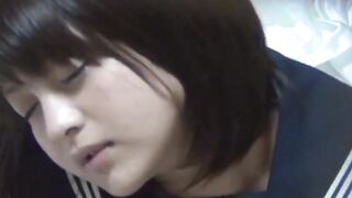 Japanese schoolgirl finds joy in uniform pussy play today