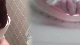 JAPANESE TEENAGE BEAUTY ENJOYS A DIRTY FOOTFETISH IN THE SHOPPING MALL