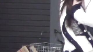 Japanese schoolgirl self pleasure and panty soaks herself