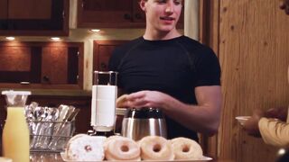 Hunky Sean Xavier fucks Heath Halos hole while Hazel eats his dick