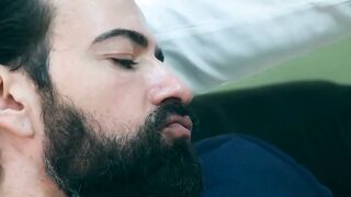 Dani Rivera breeds his horny client Miguel Angel at his barbershop