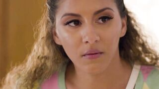 Horny Latina Liv Revamped spits on my cock then starts sucking it
