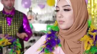 Adorable Arab babe Violet Gems is seduced by her pussy starved boyfriend