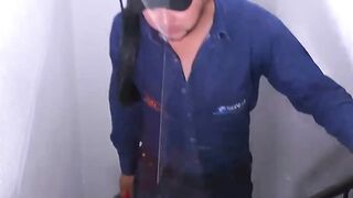 Horny Latin Granny Andrea Seduces the Cable Guy