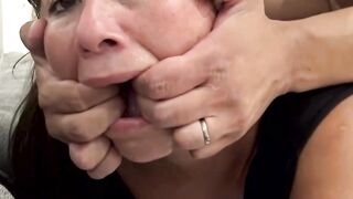 Horny Latin Granny Andrea Seduces the Cable Guy