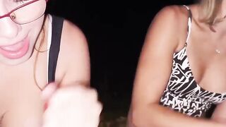 Hot girls Scarlett Taylor and Ema having fun with their boyfriends in a foursome