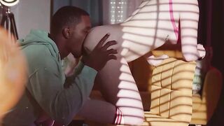 Black Monster Dick Destroys Reddish Vagina - Pornstar Jesús Ramírez Fucks Teen Girl