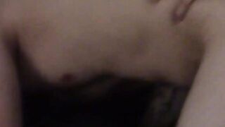 Big Booty White Girl Rides Black Dick Hard - Backseat Banging