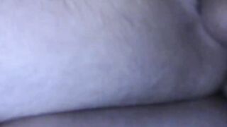 Big Booty White Girl Rides Black Dick Hard - Backseat Banging