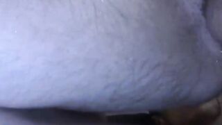 Big Booty White Girl Rides Black Dick Hard - Backseat Banging