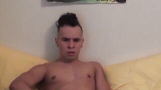 Young Hunk's Solo Masturbation Session - Hot Guy Jacking Off And Cumshot
