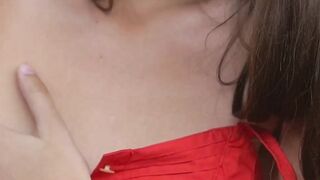 Katarina Pierre's Sensual Striptease in Forest - Erotic Teasing by NakedTravels