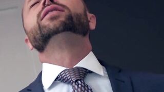 Handsome Hunks In Suits" - Gay Office Sex with Hot Men Dressed To Impress