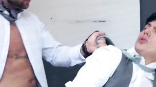 Handsome Hunks In Suits" - Gay Office Sex with Hot Men Dressed To Impress