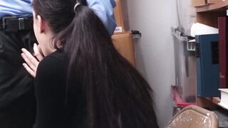 Teen Shoplifter Gets Rough Sex Lesson From Older Man
