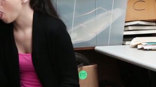 Teen Shoplifter Gets Rough Sex Lesson From Older Man