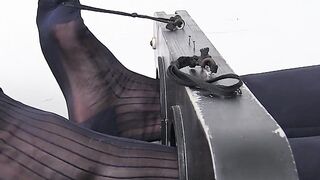 Tattooed Hunk's Feet Domination - Foot Fetish Bondage Action