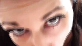 Point-Of View" - Bubble Butt Cutie Sucks A Long Hard Dick In Pov And Gets Facialed!