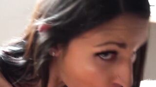 Point-Of View" - Bubble Butt Cutie Sucks A Long Hard Dick In Pov And Gets Facialed!
