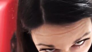 Point-Of View" - Bubble Butt Cutie Sucks A Long Hard Dick In Pov And Gets Facialed!