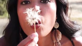 BabePutri - Hot Indonesian Beauty Striptease in Lush Green Environment