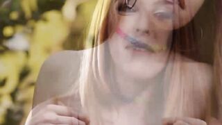 Redheaded Vixen Gives Deepthroat Blowjob with Sloppy Facial