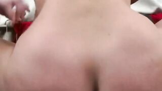 Lesbians Love Company - Hot Blonde Babe Fingers Brunette's Ass
