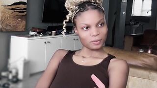Ebony Teen's Big Boobs Feast on Carnivorous Diet - Exotic Beauties