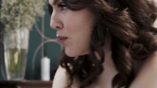 Hairy Pornstar Freya Parker's Old Mature Vagina Stretched by Huge Dick