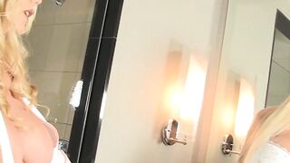 3some Frenzy! Hot MILFs Alura Jensen & Karen Fisher Screaming Orgasmic Throat Fuck