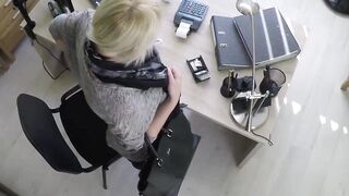 Attractive Blondie Katy Rose Gets Fucked By A Loan Agent In Office