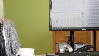 Attractive Blondie Katy Rose Gets Fucked By A Loan Agent In Office
