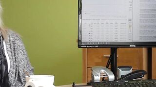 Attractive Blondie Katy Rose Gets Fucked By A Loan Agent In Office