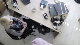 Attractive Blondie Katy Rose Gets Fucked By A Loan Agent In Office