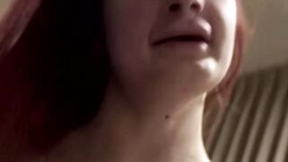 Busty Redhead VioletMonroe Fucks Old Man And Gets A Facial