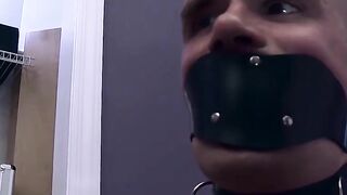 Dominatrix Torments Pup's Naughtiness with Clips & Whipping - BDSM Training