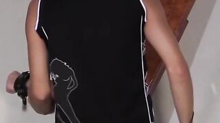 Dominatrix Doms Submissive Boy's Precum-Drenched Dick in Hardcore BDSM Action