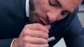 Two Suits Fuck Hard - Gay Office Romance