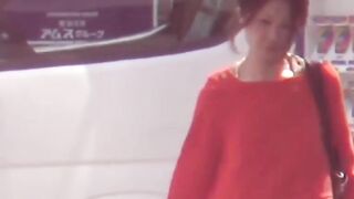 Japanese Babe Faces Peeing Challenge in Public
