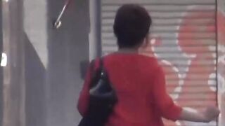 Japanese Babe Faces Peeing Challenge in Public