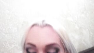 Latino Transgender Riding Boyfriend's Dick While Blowing Him - POV