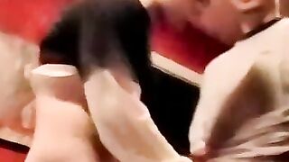 Amateur Teens Share Facial in Home-Made Porn Video