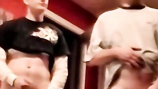 Amateur Teens Share Facial in Home-Made Porn Video