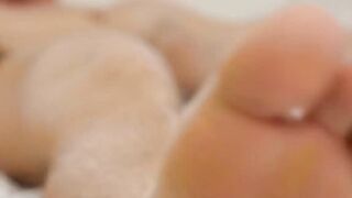 Foot Fetish Stroking His Big Dick And Showing Off Feet