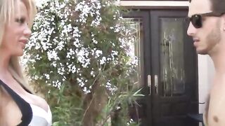 Hot Blond Milf Raquel Sullata Rides Her Step-Son's Dick - POV Creampie
