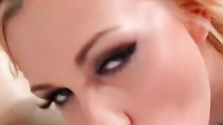 Latex Bombshell Fetish Fantasy - Doggy Style Fucking with Facial